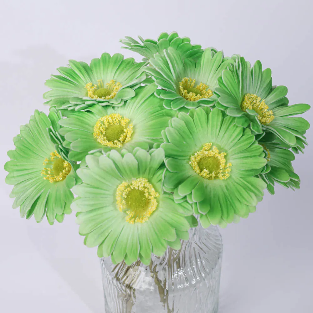 Simulation flower bouquet in assorted colours made from pu and silk flower for home decoration
