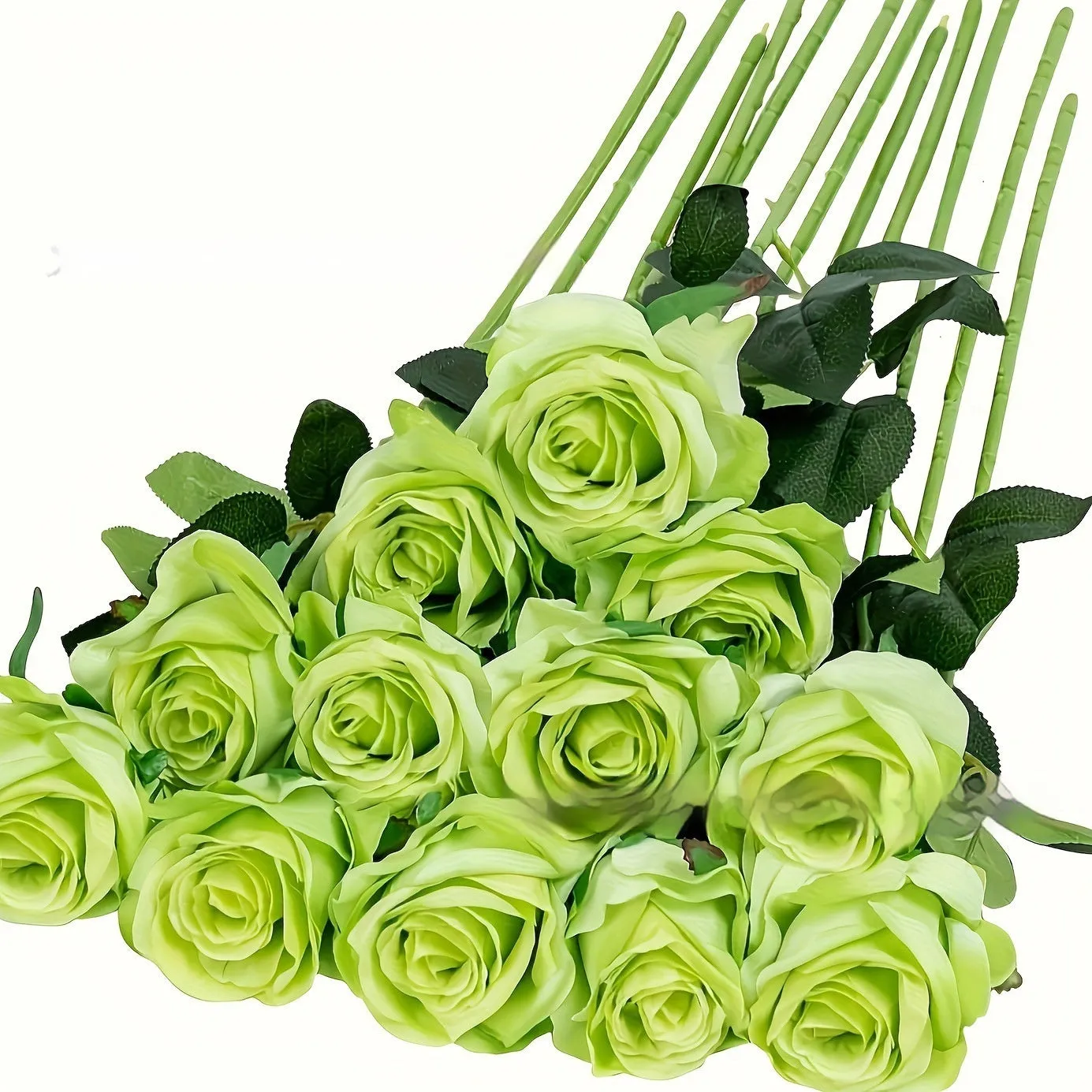 Single stem silk rose artificial flower in various colours for wedding home decor, 15g weight