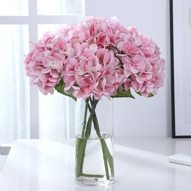 Simulated pincushion filming prop in white silk flower decoration, 43cm height