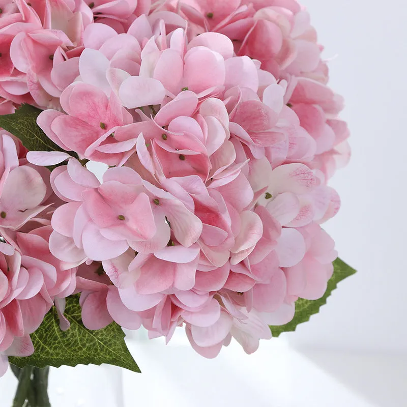 Simulated pincushion filming prop in white silk flower decoration, 43cm height