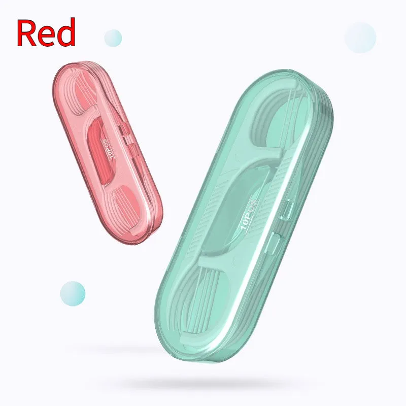 Independent packaging disposable floss in plastic bag with 180x238mm dimensions