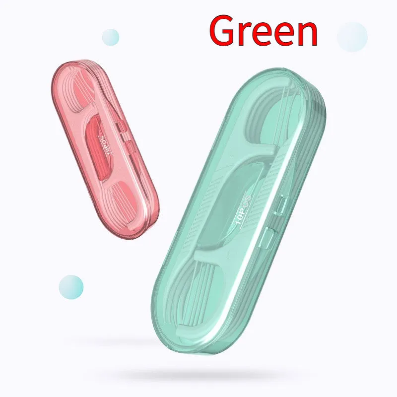 Independent packaging disposable floss in plastic bag with 180x238mm dimensions