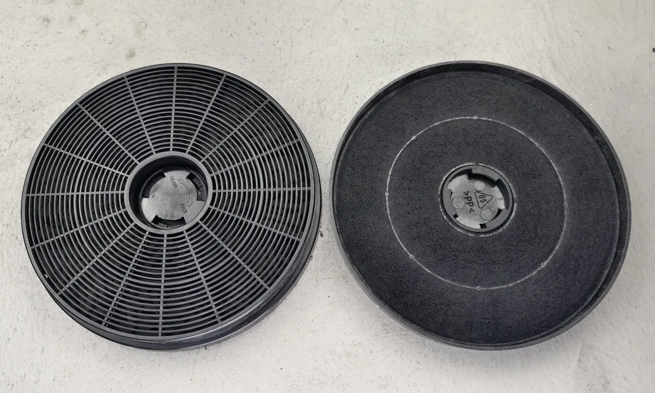 Activated carbon range hood filter internal circulation 174mm x 25mm HEPA particle filtration