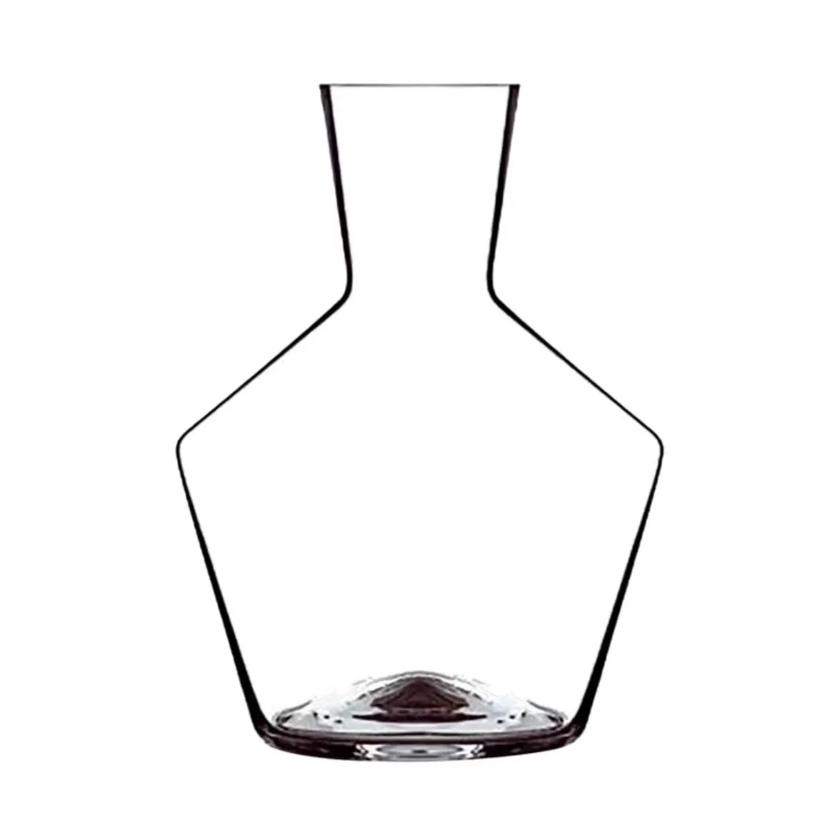 Household crystal glass wine decanter with liquor divider, 1450ml capacity, modern simple style, solid colour