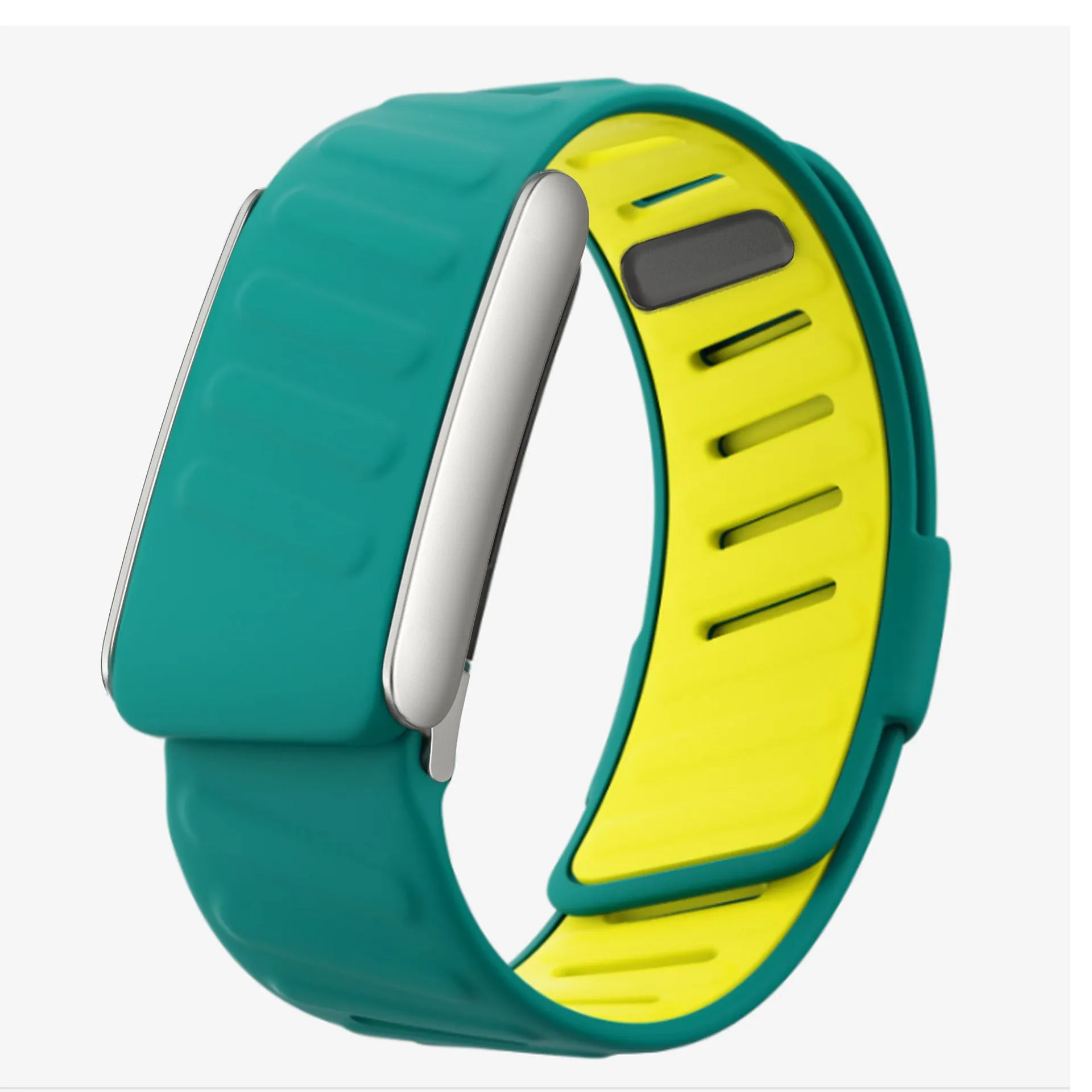 Whoop 50 One Peak wristband replacement strap in green MG colour for fitness use