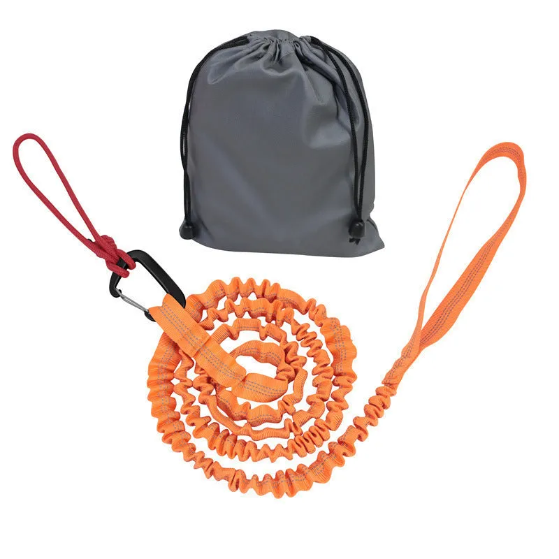 Metal bicycle hand holding rope for parent-child mountain bike pull in free size, available in red