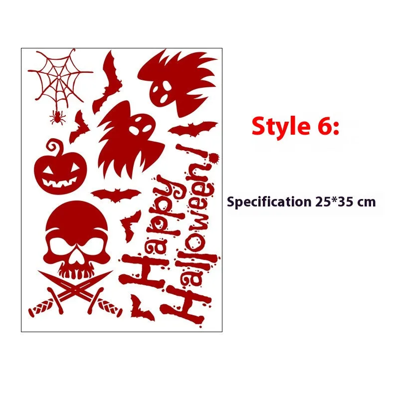 Hot Blood handprint wall sticker decoration PVC 25x35cm with style options
