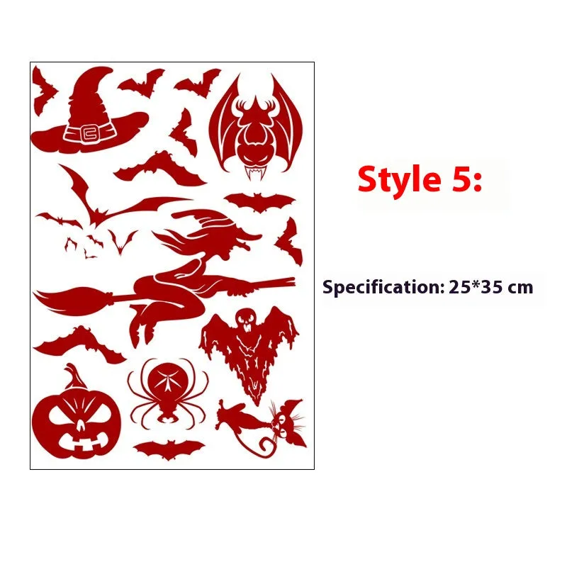 Hot Blood handprint wall sticker decoration PVC 25x35cm with style options