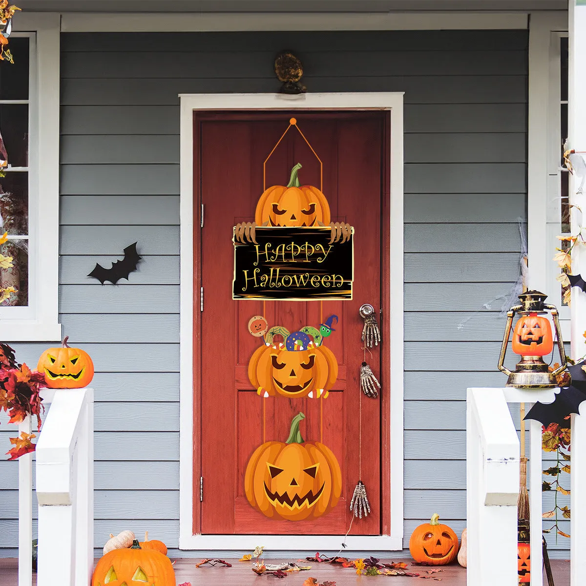 Halloween paper box set of 6 pieces for candy snack packaging in assorted styles