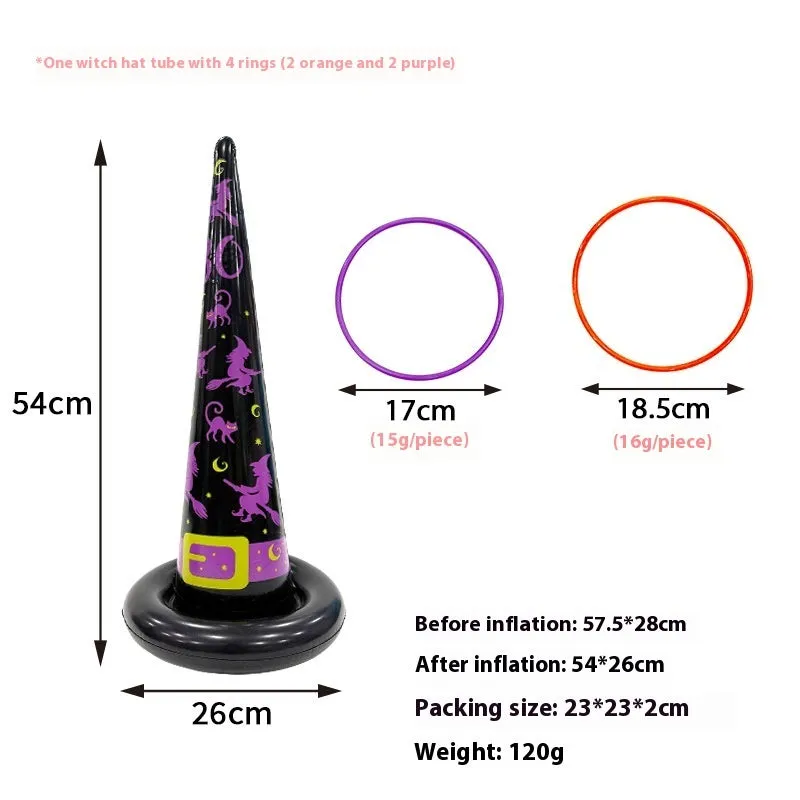 Ghost Festival inflatable octopus ferrule PVC throwing toy in multiple colourful designs.