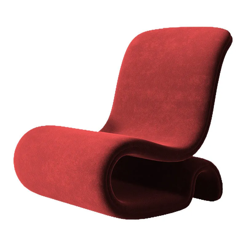 Simple design single sofa chair with metal frame and flannelette upholstery, size 66cm by 78cm by 100cm