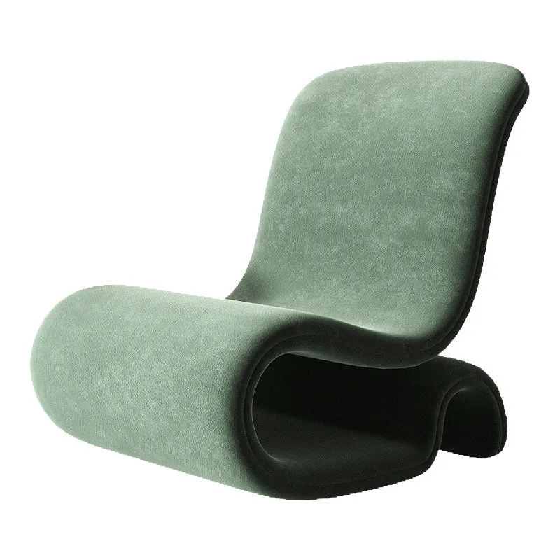 Simple design single sofa chair with metal frame and flannelette upholstery, size 66cm by 78cm by 100cm