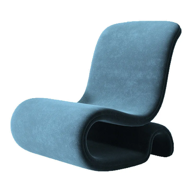 Simple design single sofa chair with metal frame and flannelette upholstery, size 66cm by 78cm by 100cm