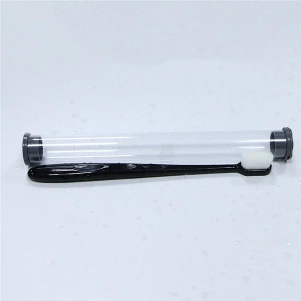 Micron soft manual toothbrush with 20000 bristles, ABS handle, compact 18.5cm design