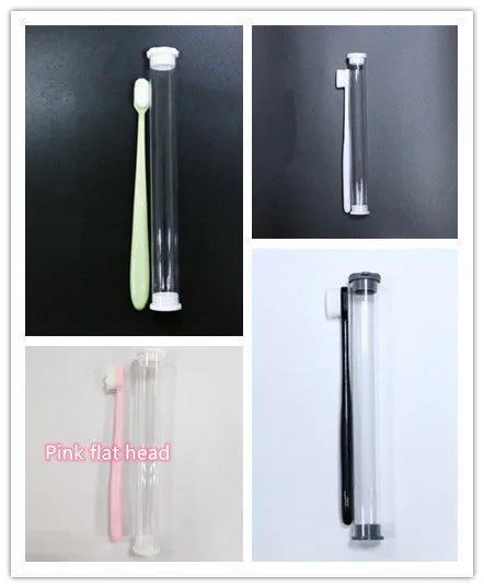 Micron soft manual toothbrush with 20000 bristles, ABS handle, compact 18.5cm design