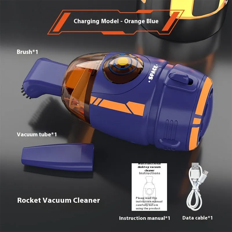 Handheld USB desktop vacuum cleaner in assorted colours for keyboard and desk cleaning