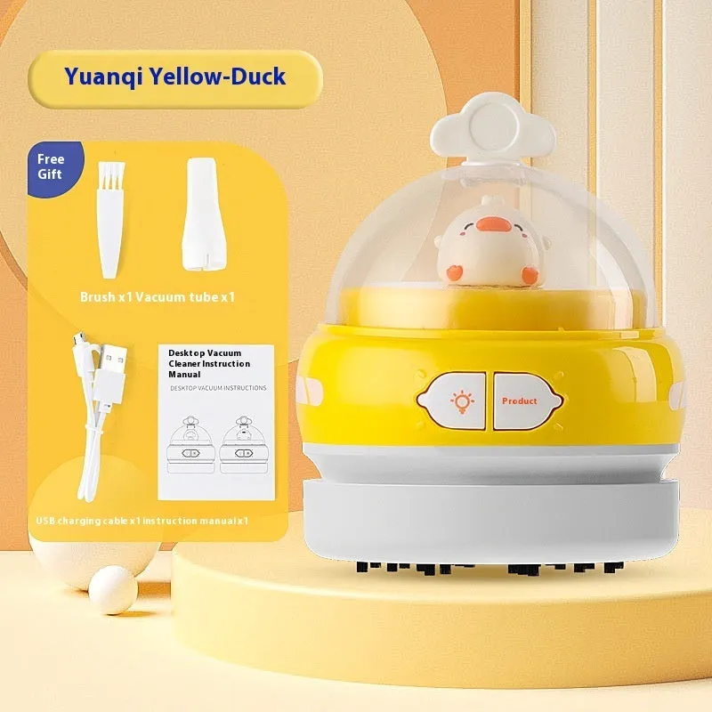 Handheld USB desktop vacuum cleaner in assorted colours for keyboard and desk cleaning