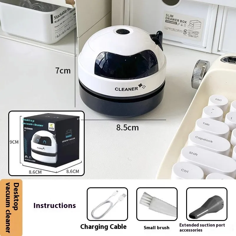 Handheld USB desktop vacuum cleaner in assorted colours for keyboard and desk cleaning