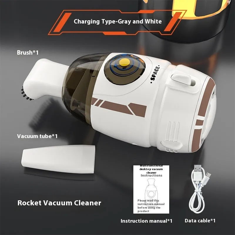 Handheld USB desktop vacuum cleaner in assorted colours for keyboard and desk cleaning