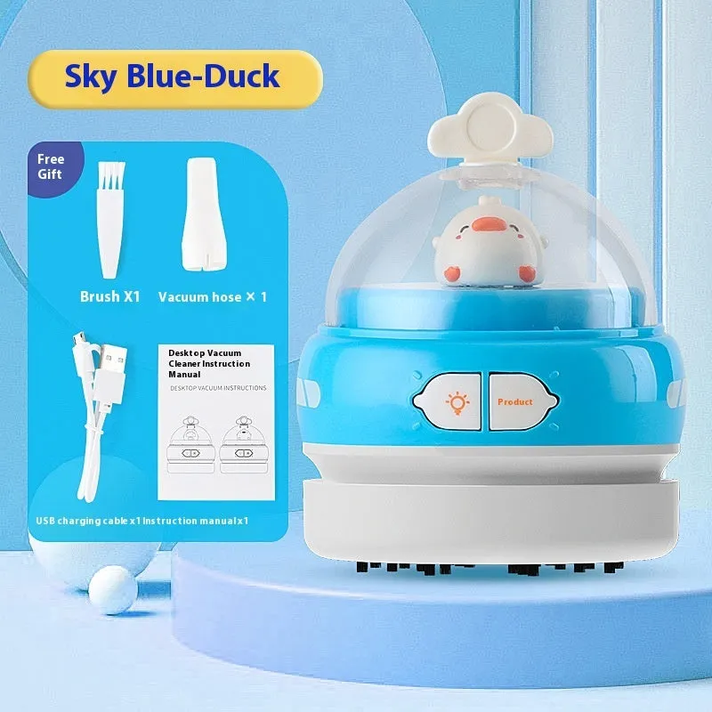 Handheld USB desktop vacuum cleaner in assorted colours for keyboard and desk cleaning