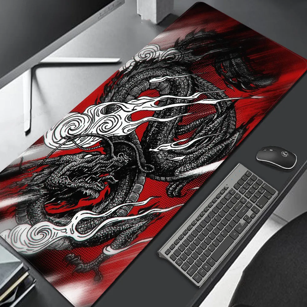 Lightweight rubber mouse pad with printed surface for gaming or desktop use, available in multiple sizes