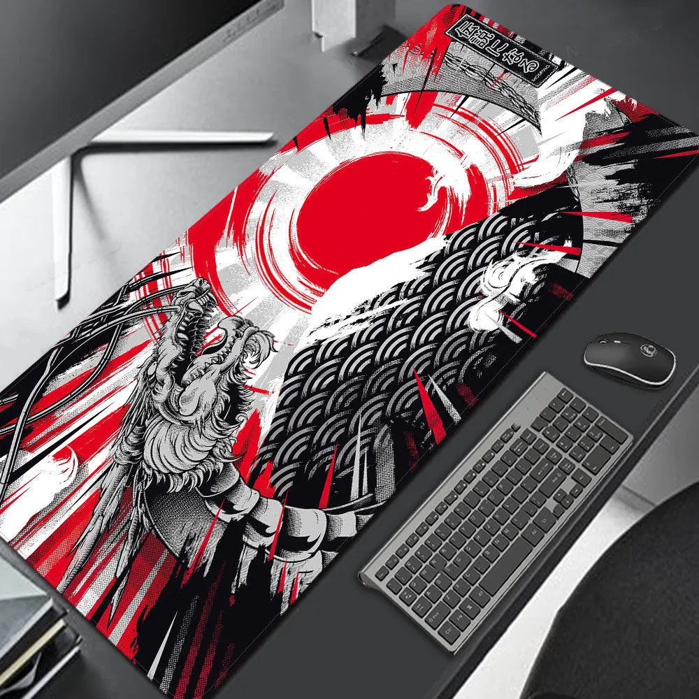 Lightweight rubber mouse pad with printed surface for gaming or desktop use, available in multiple sizes
