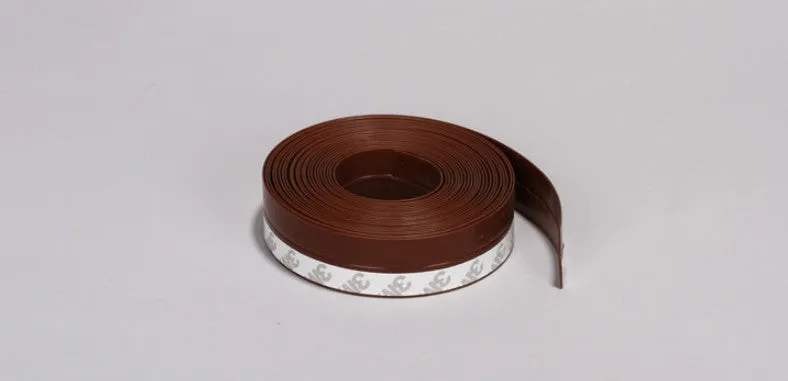 Flexible PVC wall corner protection tape in porcelain white, 3.8cm wide by 3.2m long