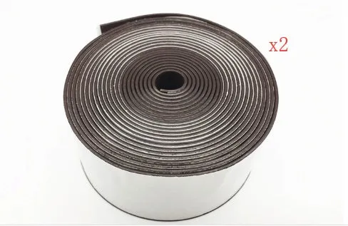 Flexible PVC wall corner protection tape in porcelain white, 3.8cm wide by 3.2m long