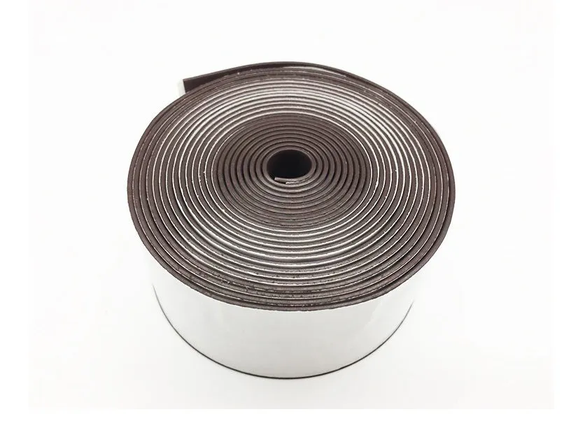Flexible PVC wall corner protection tape in porcelain white, 3.8cm wide by 3.2m long