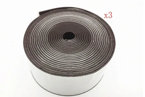 Flexible PVC wall corner protection tape in porcelain white, 3.8cm wide by 3.2m long