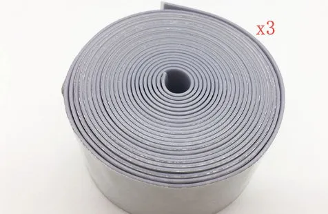 Flexible PVC wall corner protection tape in porcelain white, 3.8cm wide by 3.2m long