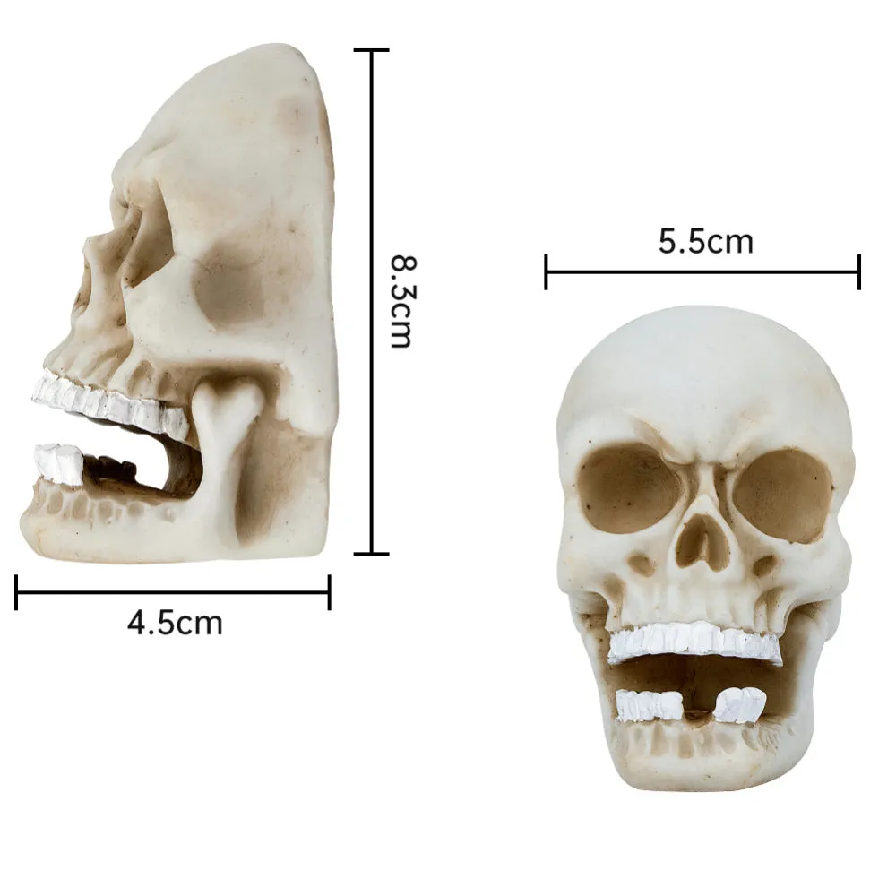 Halloween skull decoration hanging cloth corpse skull approximately 30x35cm with spooky pattern