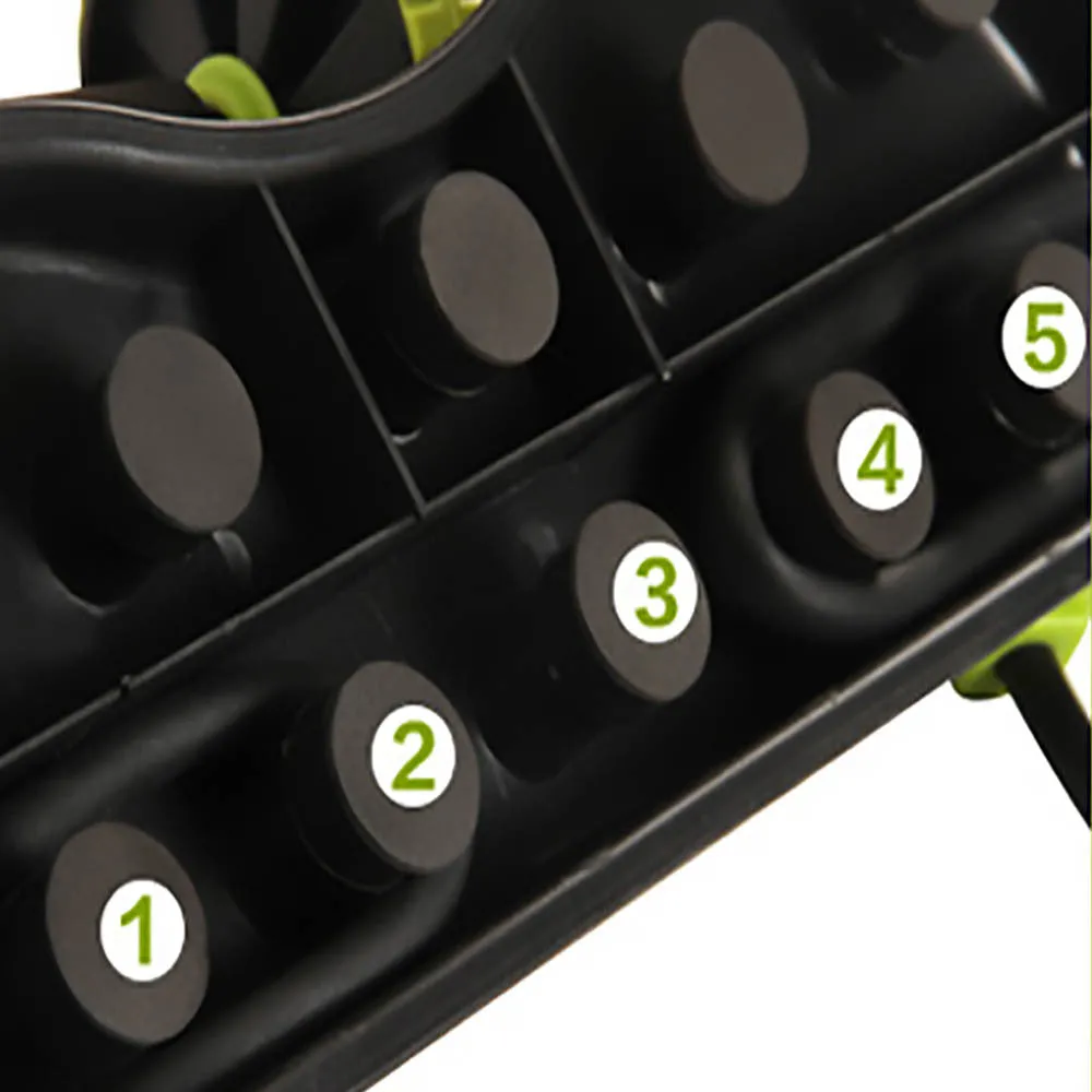 Black quiet ab wheel with ABS PP frame and EVA cushion on a neutral background
