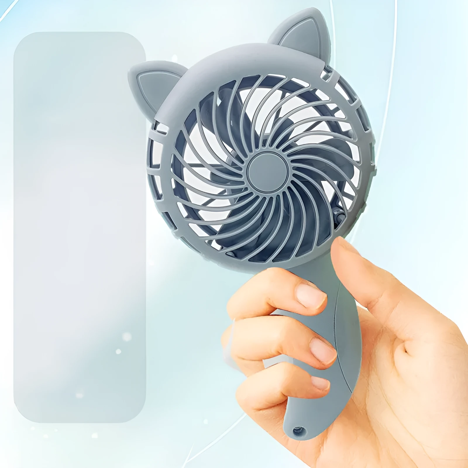 Large cartoon hand pressing hand-held fan toy plastic 11x20cm for children aged 4 to 6