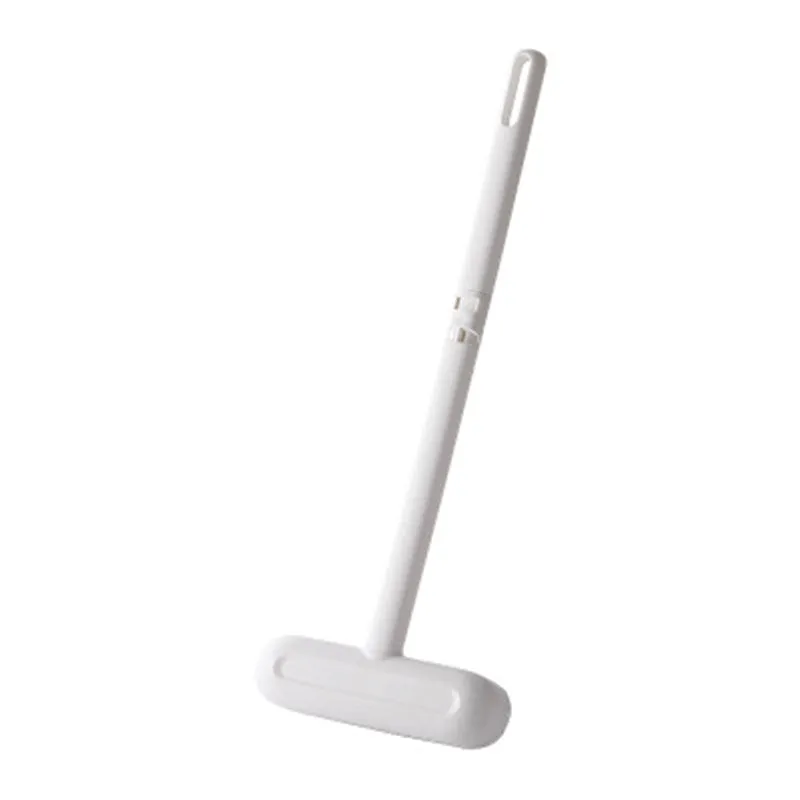 Household long-handled screen window cleaning brush in white, 52x20cm plastic double-sided wipe tool