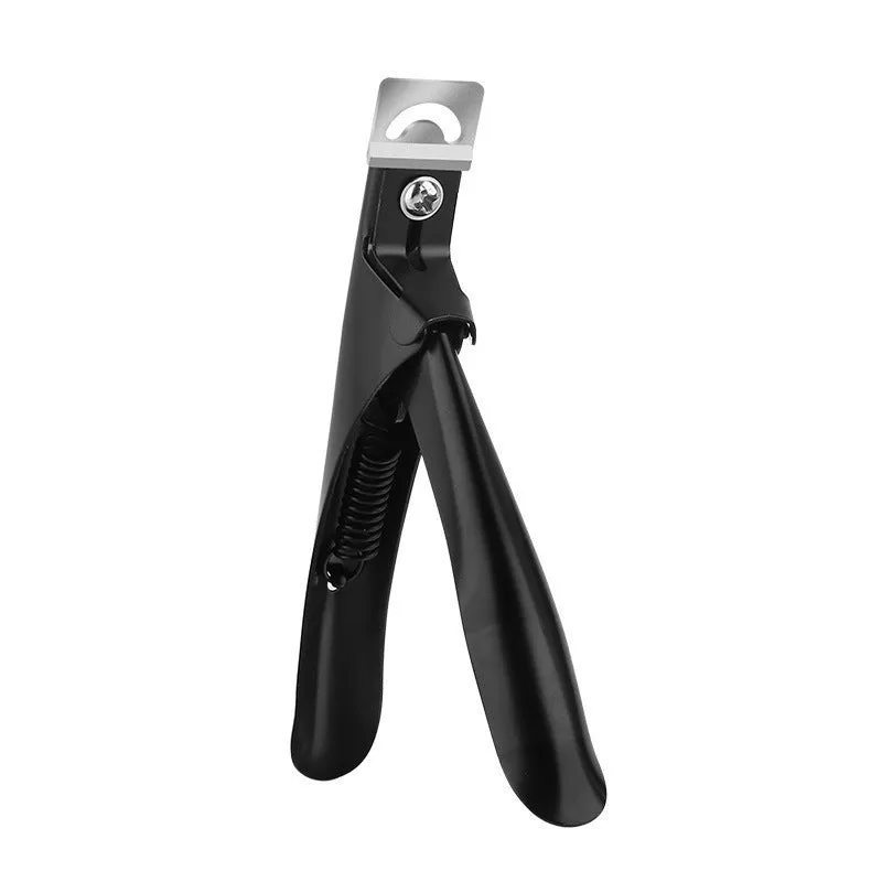 French U-shaped nail art scissors stainless steel cuticle cutters with electrophoretic finish
