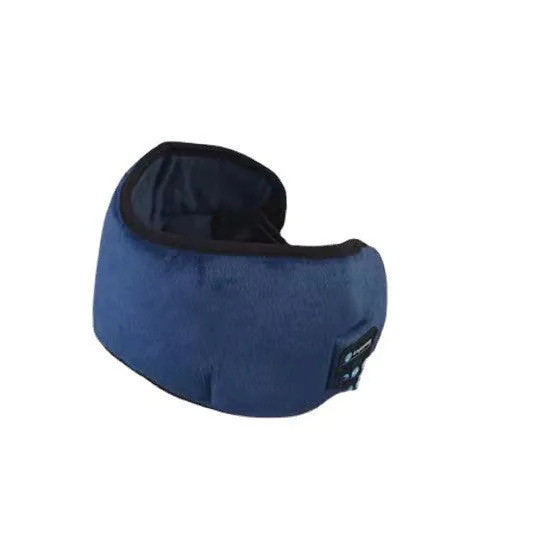 Wireless Bluetooth 5.0 sleeping eye mask with built-in earphones, grey or black velvet headband