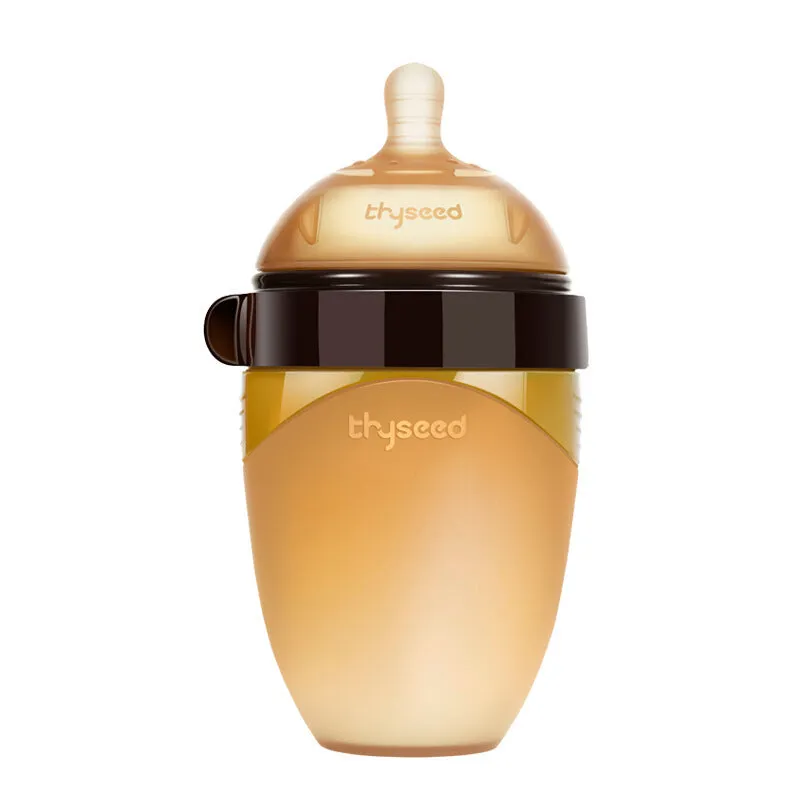 PPSU baby bottle 240ml wide calibre with silicone nipple for newborn feeding