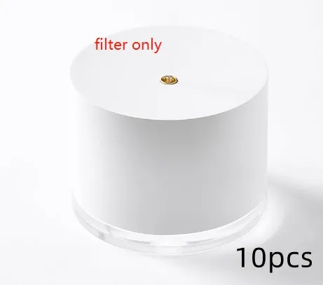 Wireless portable ultrasonic humidifier diffuser with 780ml tank in white, includes filters