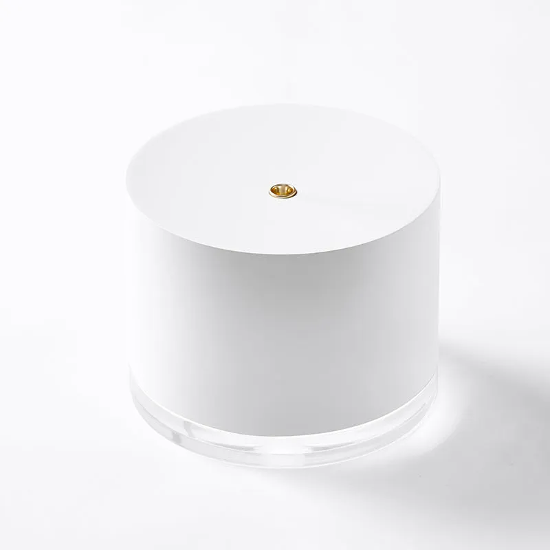 Wireless portable ultrasonic humidifier diffuser with 780ml tank in white, includes filters