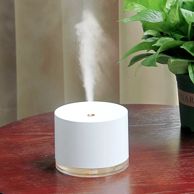 Wireless portable ultrasonic humidifier diffuser with 780ml tank in white, includes filters