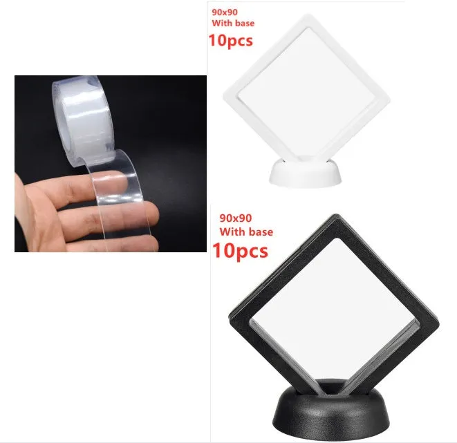 Washable PU nano gel double-sided tape 30mm width 2mm thickness on a white background