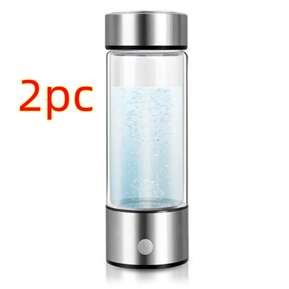 Upgraded Health Smart Hydrogen Water Cup with 420ml capacity and titanium electrode