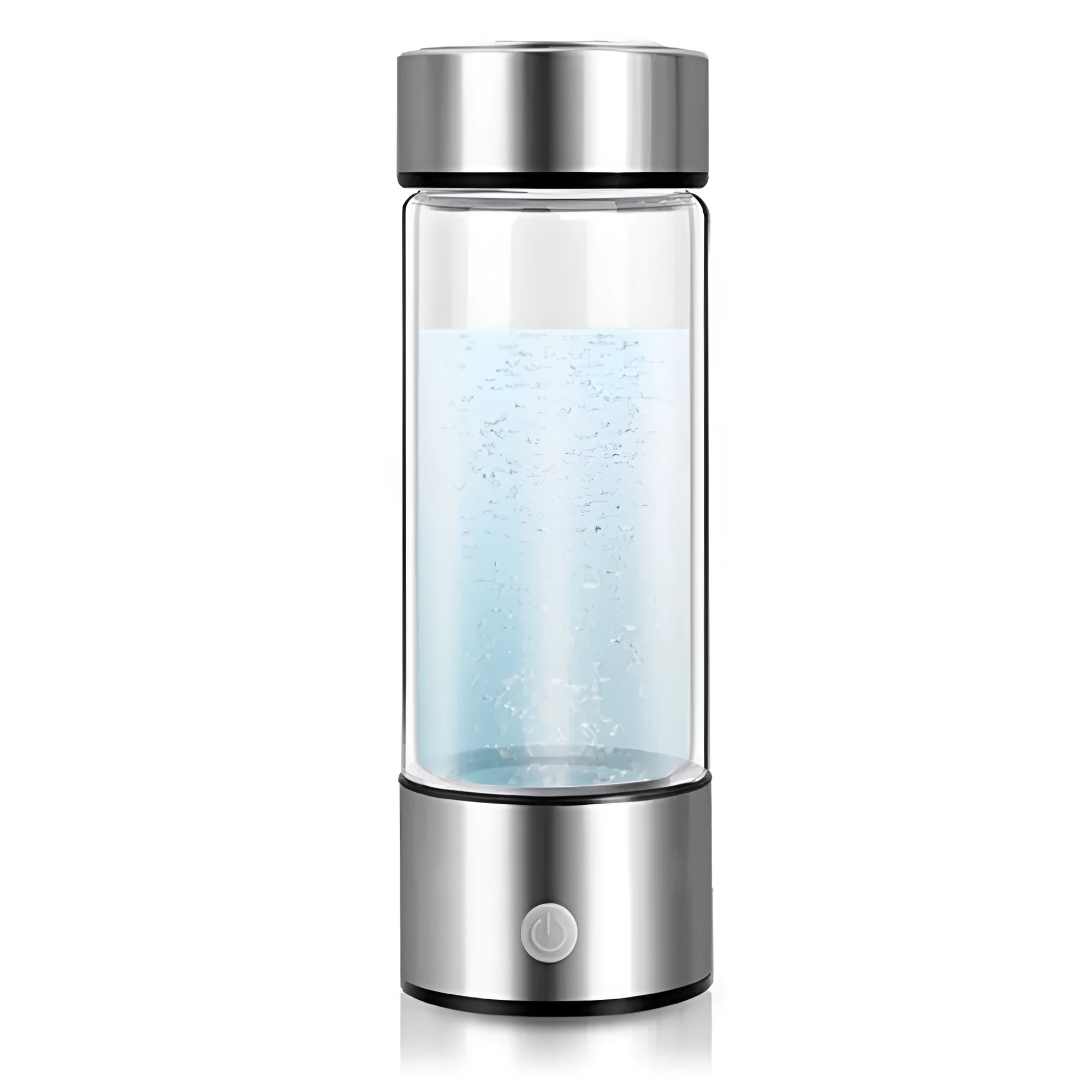 Upgraded Health Smart Hydrogen Water Cup with 420ml capacity and titanium electrode