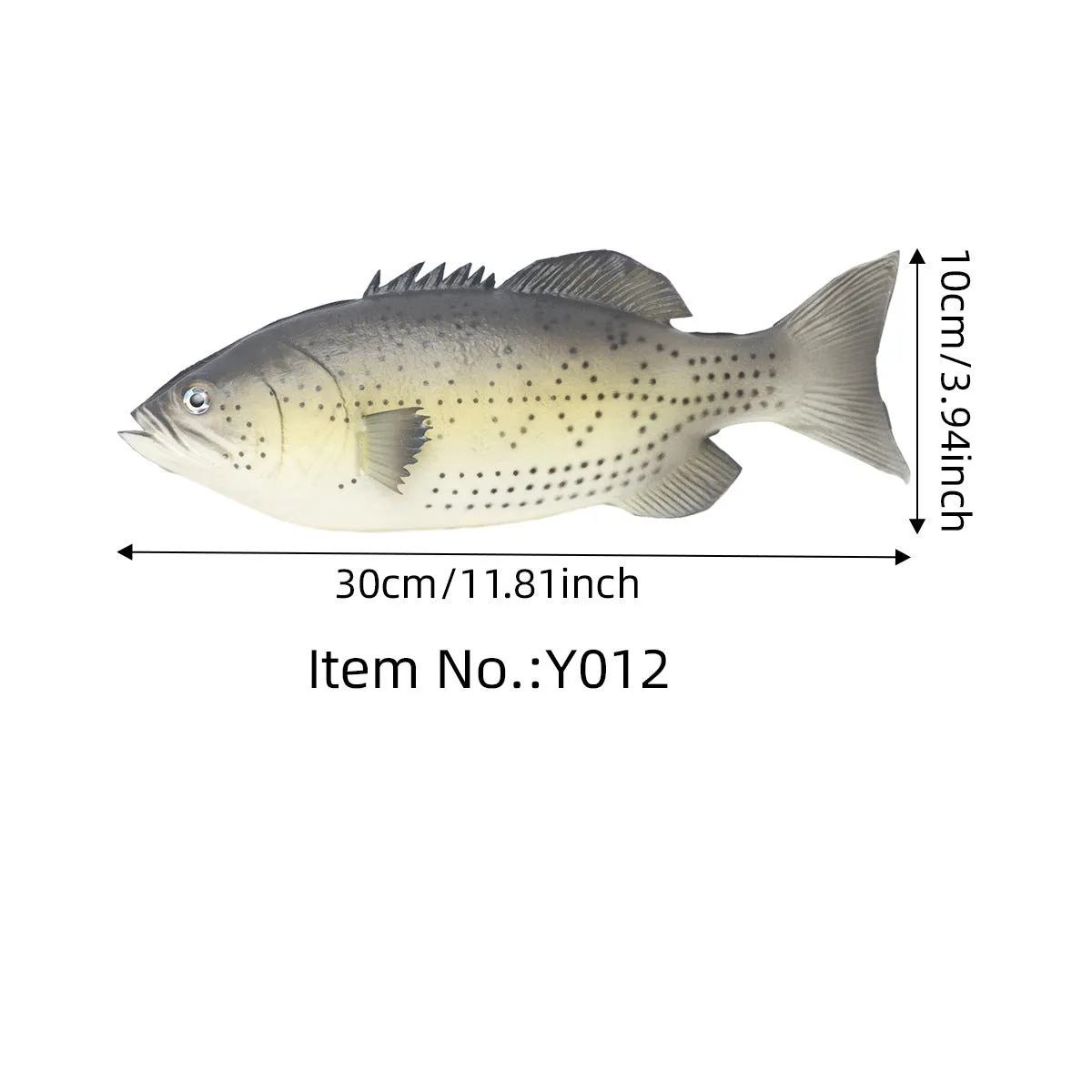 PU simulated fish ocean animal model toys ornaments showing yellow-fin tuna designs