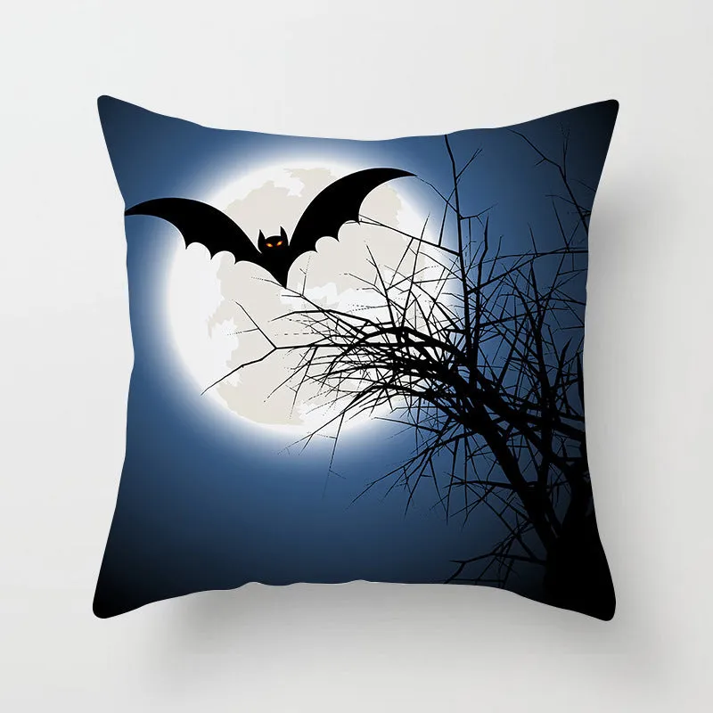 Halloween pillowcase 45x45cm peach skin fabric modern simple square cushion cover for sofa