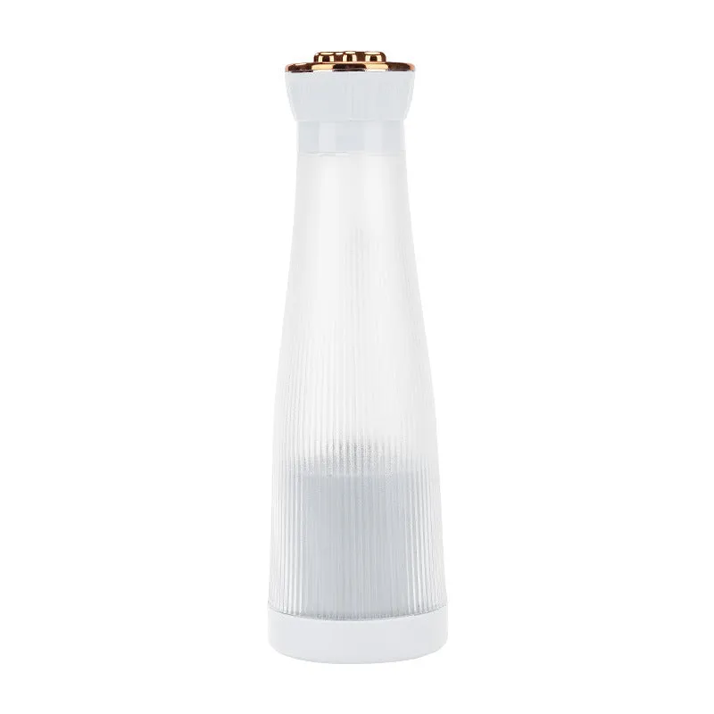 Portable electric juicer blender 400ml USB rechargeable white with cup and lid