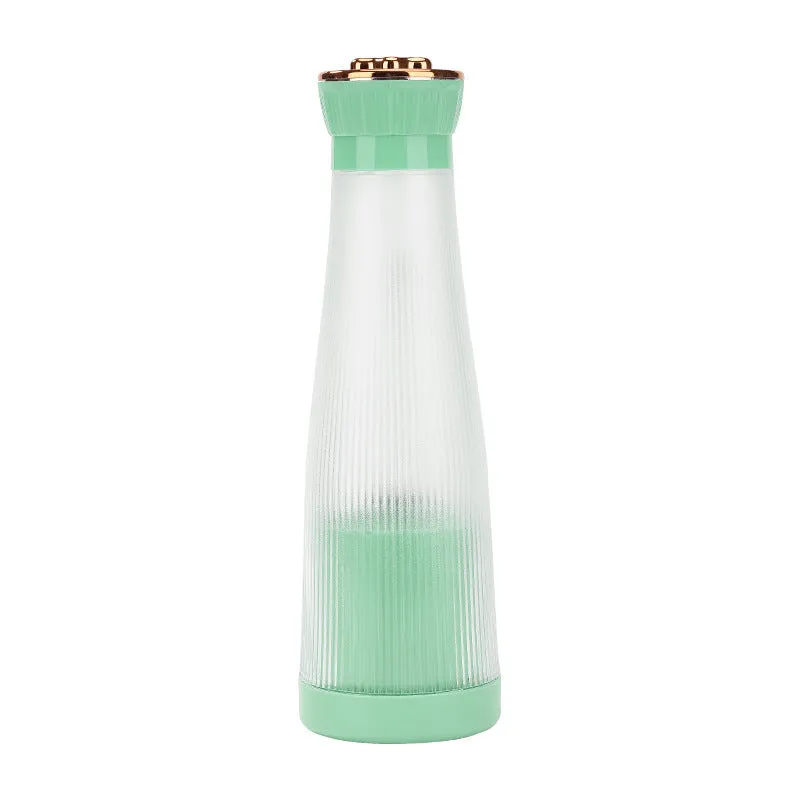 Portable electric juicer blender 400ml USB rechargeable white with cup and lid