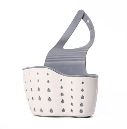 Rubber kitchen drain holder sponge storage rack in beige colour 22 x 13 x 0.5cm