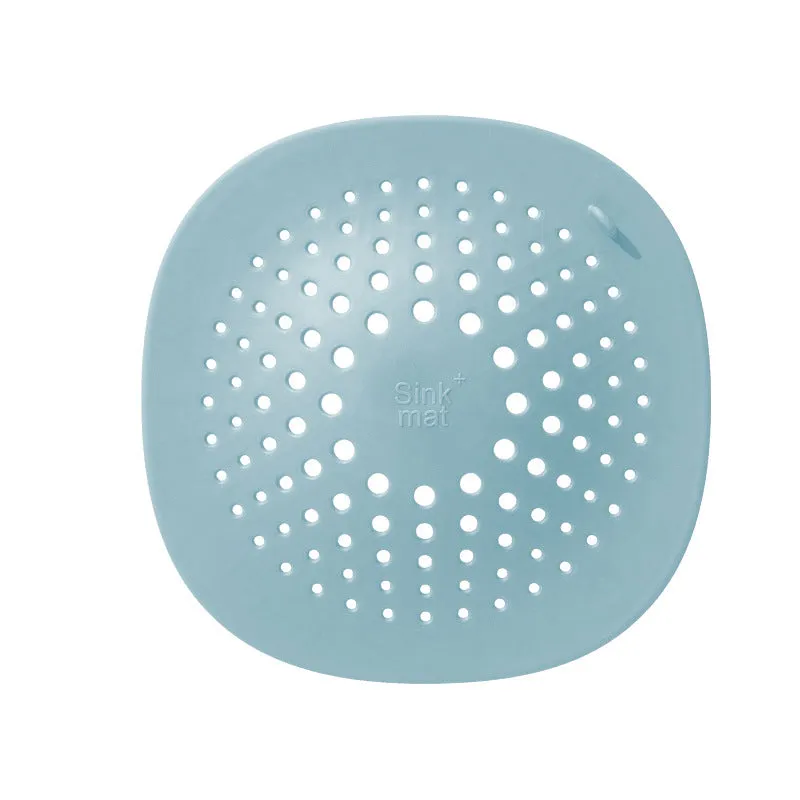 Square TPR floor drain for kitchen sink in 145mm size, dark grey colour